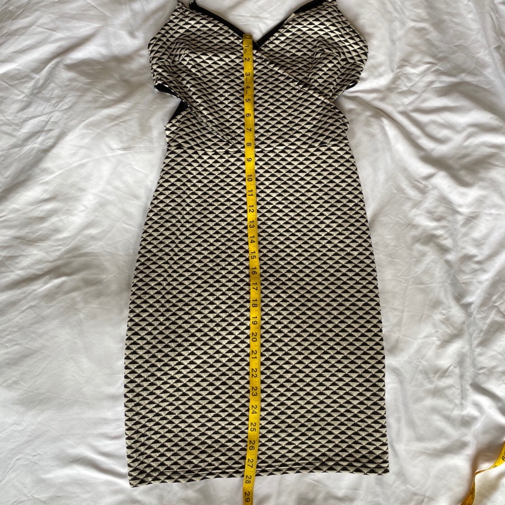 Fitted H&M mini dress w/ side cutouts